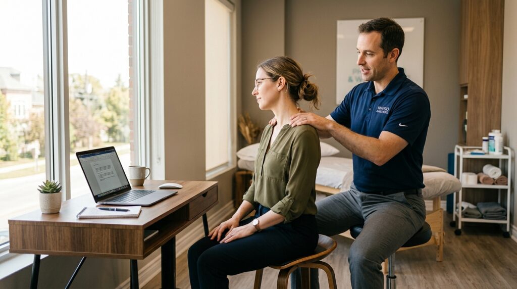 Richmond Hill neck pain physiotherapy, neck pain treatment Richmond Hill, physiotherapy for neck pain, neck physiotherapist Richmond Hill, neck pain clinic Richmond Hill