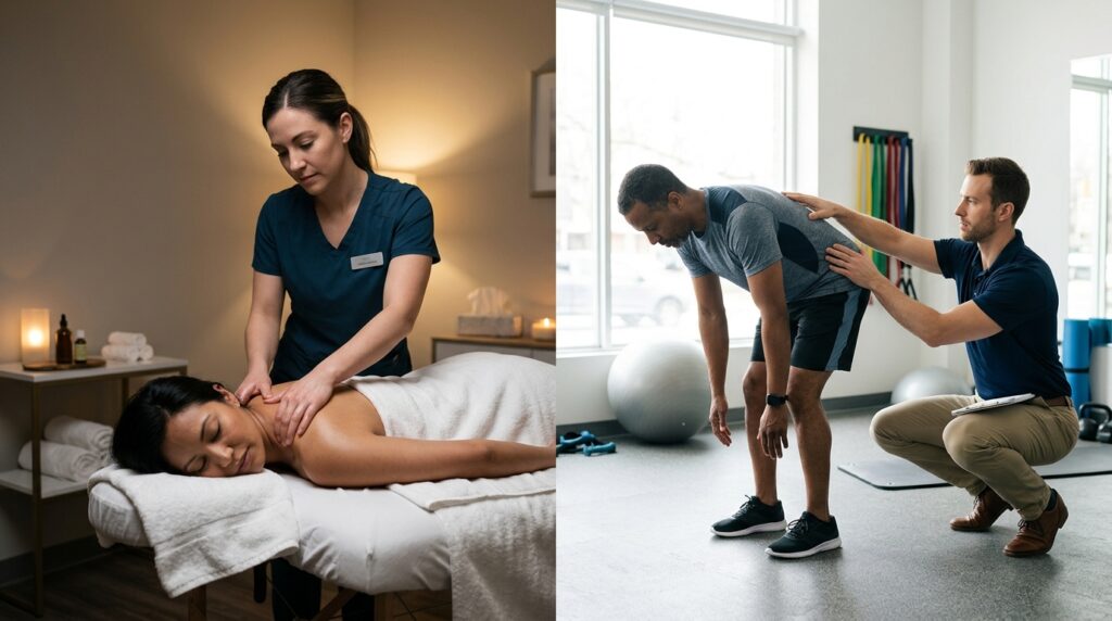 desk tension massage Richmond Hill, massage for back tension