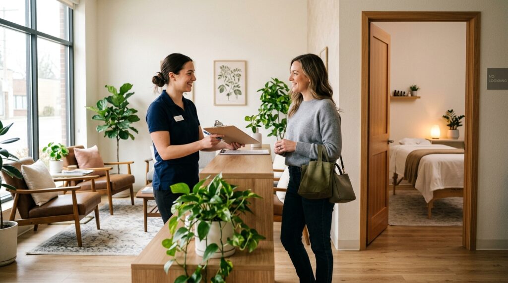 first massage appointment Richmond Hill